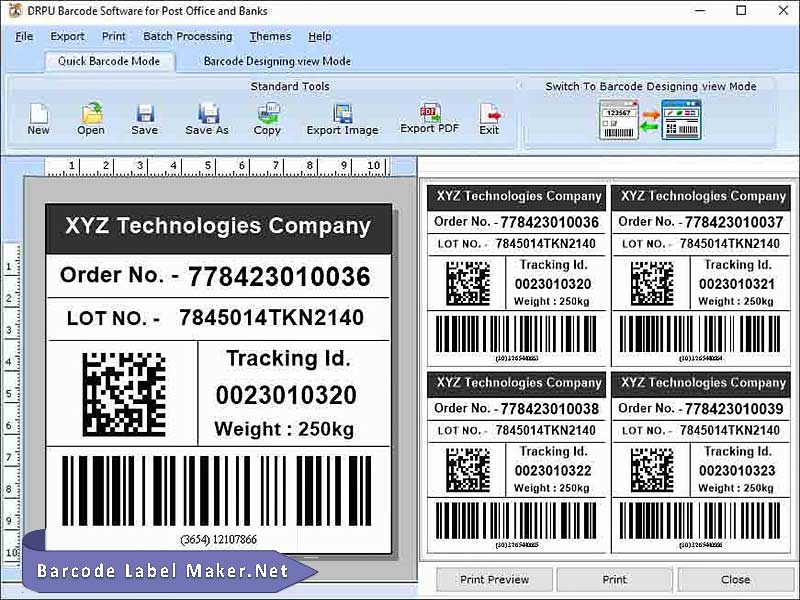 Postal Service and Banking Barcode Fonts - Cover Image