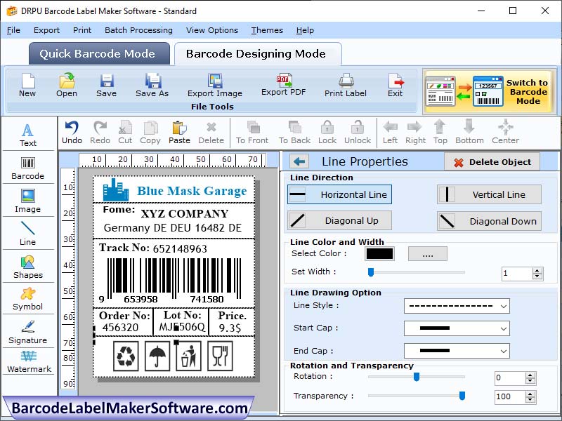 Standard Barcode Label Software - Cover Image
