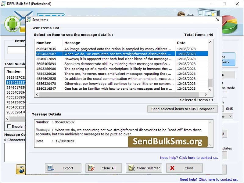 Send Bulk SMS for Professional - Cover Image