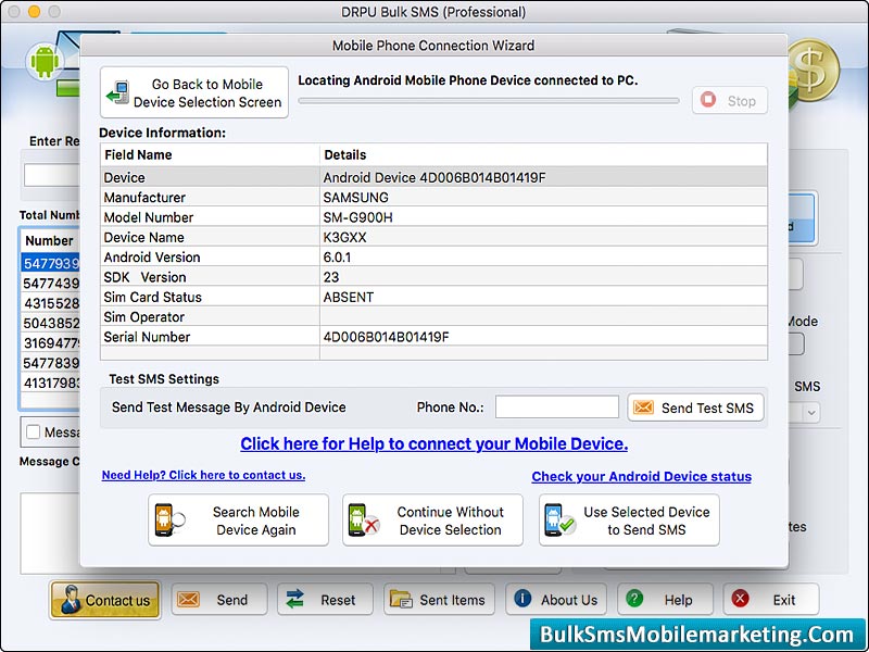 Professional Bulk SMS Software Mac - Cover Image