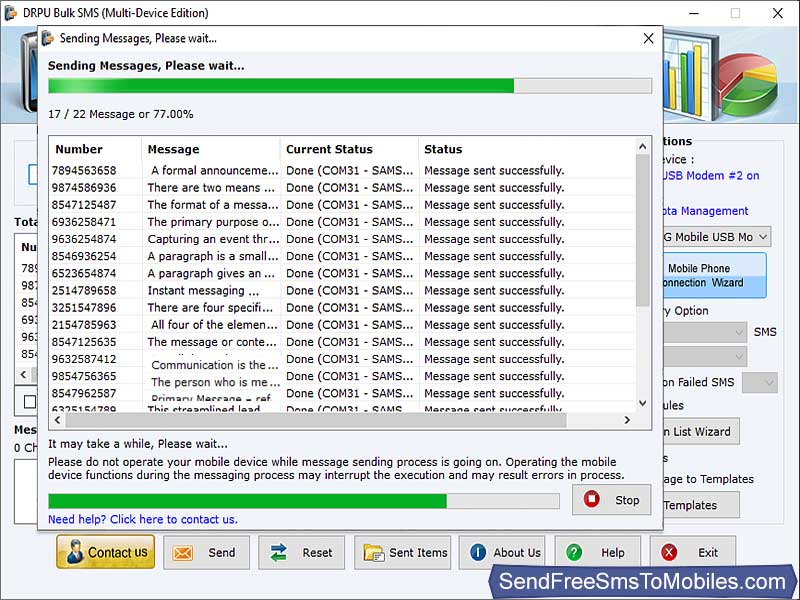GSM Mobile Text Messaging Software - Cover Image