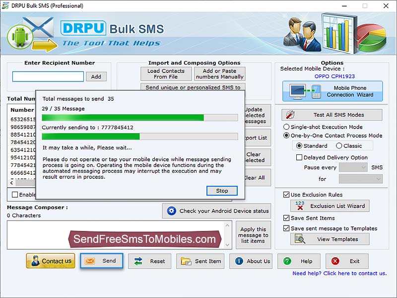 Mac Bulk SMS Software for Android Phones - Cover Image
