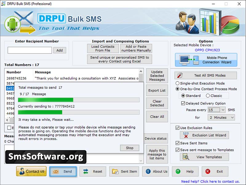 Professional Mobile SMS Software Free - Cover Image