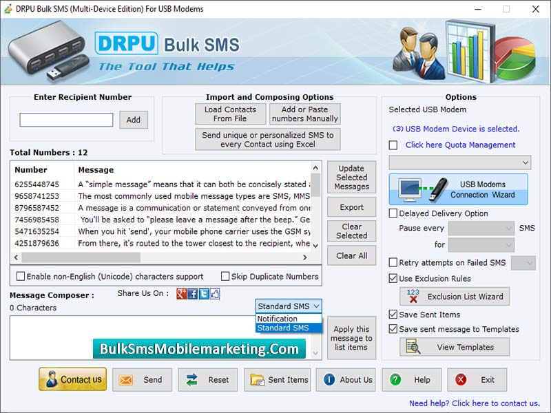 USB Modem SMS Mobile Marketing - Cover Image