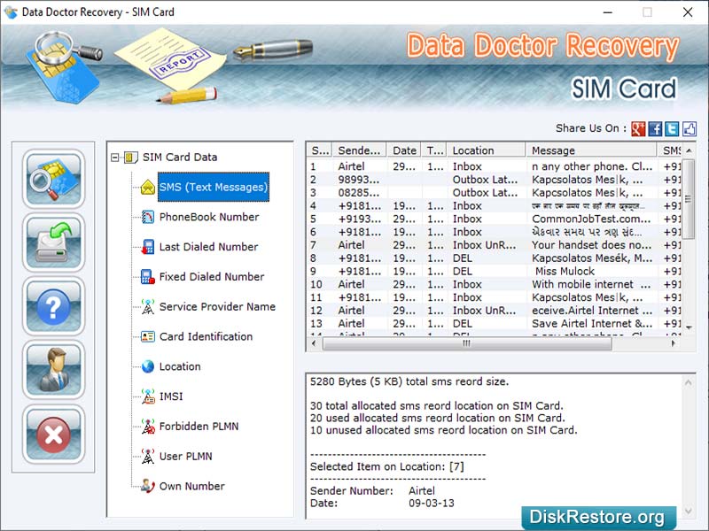 SIM Card Contacts Reader Tool - Cover Image