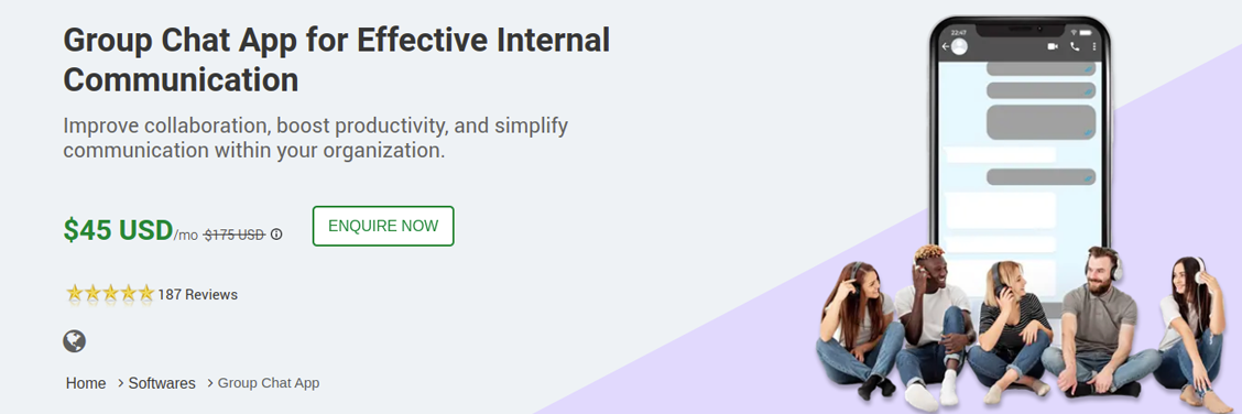 Group Chat App for Effective Internal Communication - Cover Image