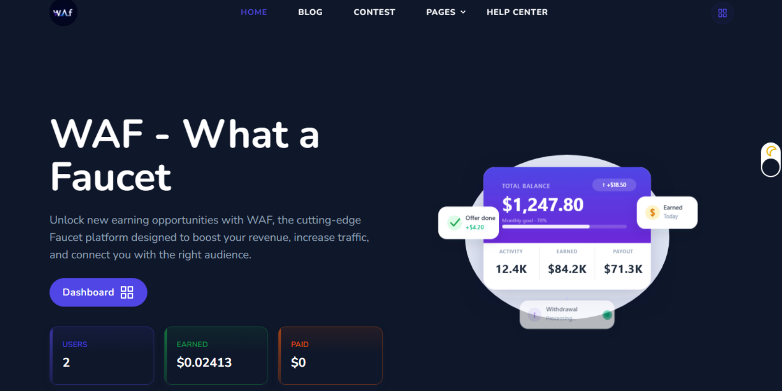 WAF Free Edition - GPT Reward Platform - Cover Image