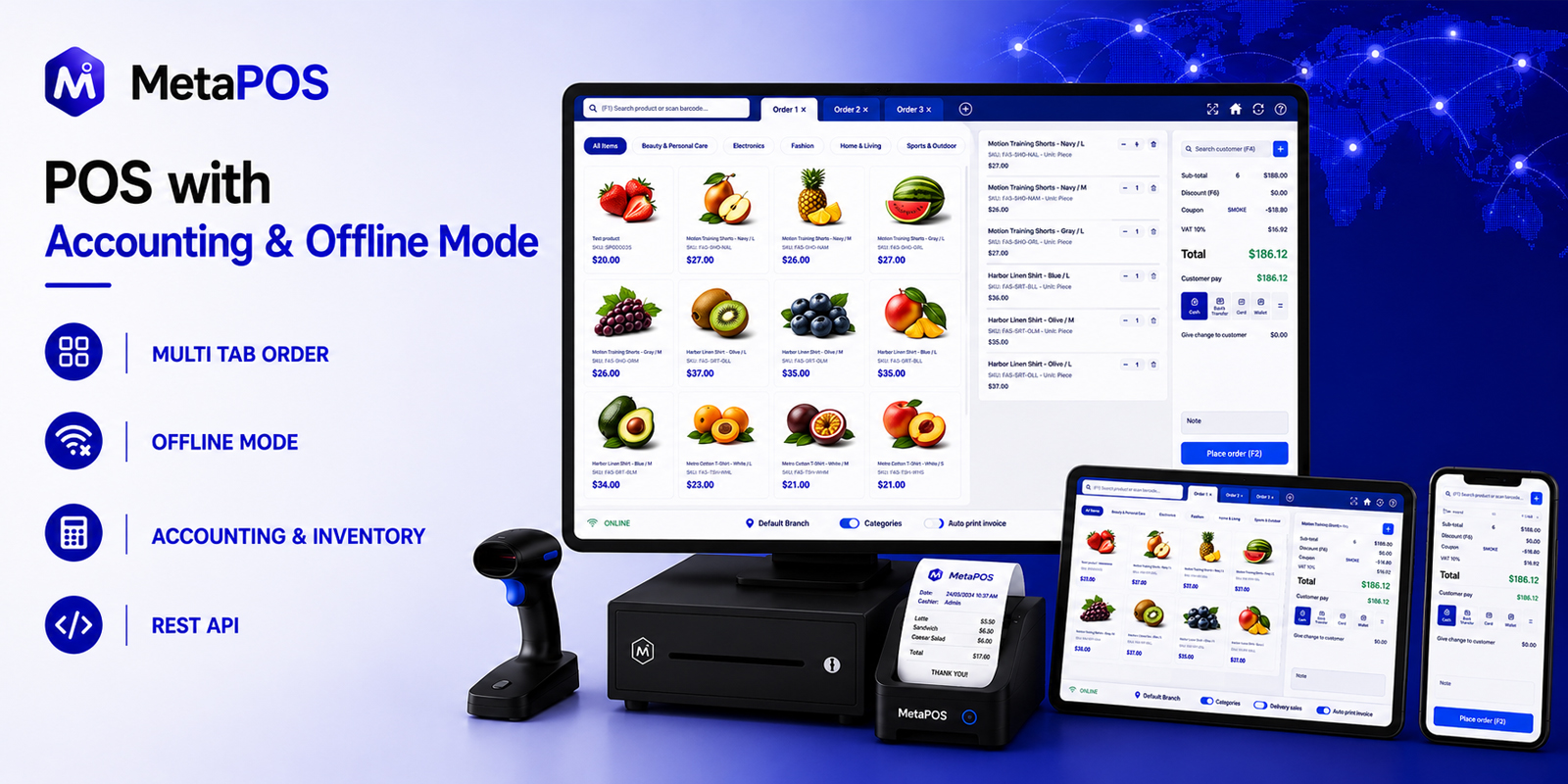 MetaPOS - POS with Accounting Offline Mode - Cover Image