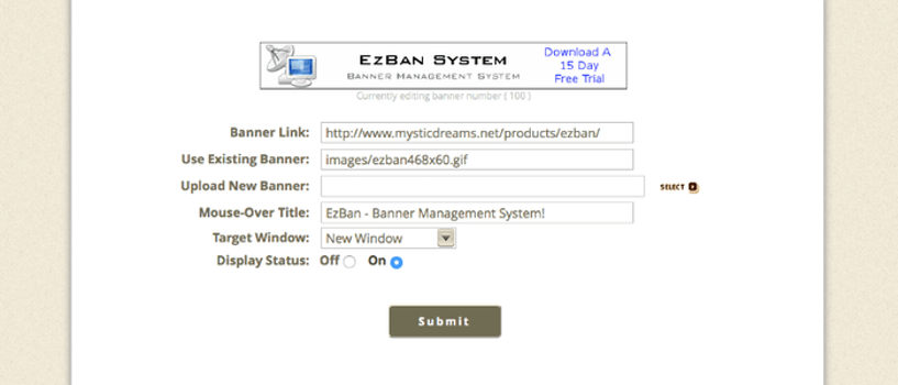 EzBan - Banner Management System - Cover Image