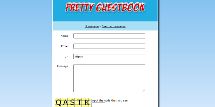 Pretty Guestbook 2.0 - Cover Image