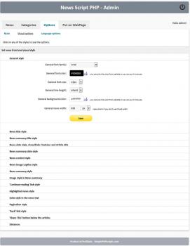 Visit Listing - News Script PHP News Script PHP - Screenshot 5