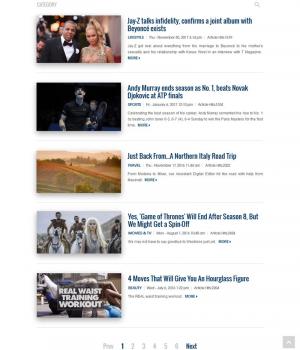 Visit Listing - News Script PHP News Script PHP - Screenshot 1