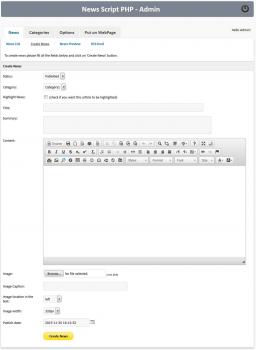 Visit Listing - News Script PHP News Script PHP - Screenshot 3