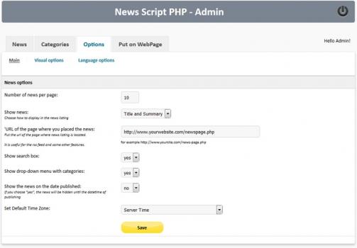 Visit Listing - News Script PHP News Script PHP - Screenshot 4