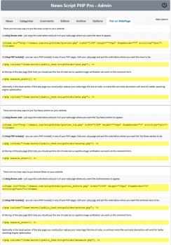 News Script PHP Pro - Screenshot 8