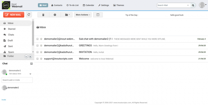 Inout Webmail - Screenshot 5