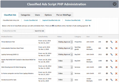 Visit Listing - Classified Ads Script PHP Classified Ads Script PHP - Screenshot 3