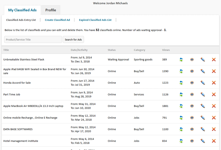 Classified Ads Script PHP - Screenshot 4