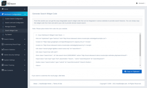 Inout SiteSearch - Screenshot 4