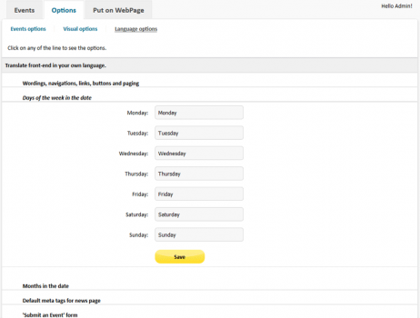 Visit Listing - Event Script PHP Event Script PHP - Screenshot 5