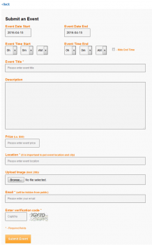Visit Listing - Event Script PHP Event Script PHP - Screenshot 7