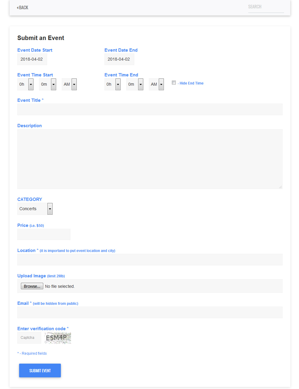 Event Script PHP - Screenshot 8