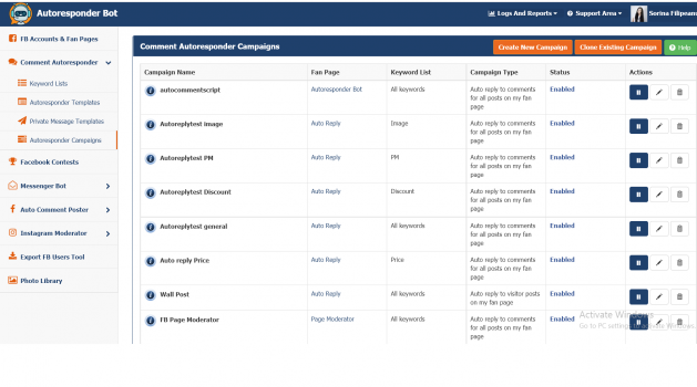 Visit Listing - Facebook Contest Module Facebook Contest Module - Screenshot 2