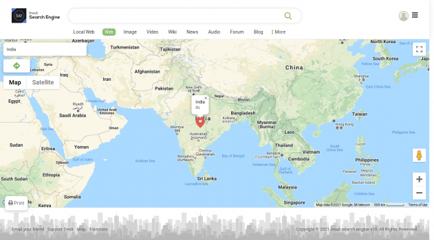 Visit Listing - Search Maps (for Inout Search Engine) Search Maps (for Inout Search Engine) - Screenshot 1