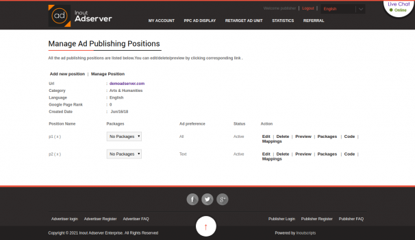 Visit Listing - Cost Per Impression (CPM) Ads (for Inout Adserver) Cost Per Impression (CPM) Ads (for Inout Adserver) - Screenshot 8