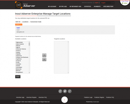 Visit Listing - Cost Per Action (CPA) Ads (for Inout Adserver) Cost Per Action (CPA) Ads (for Inout Adserver) - Screenshot 6