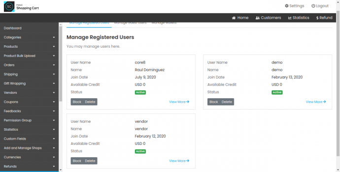 Inout Shopping Cart - Multi Vendor Edition - Screenshot 7