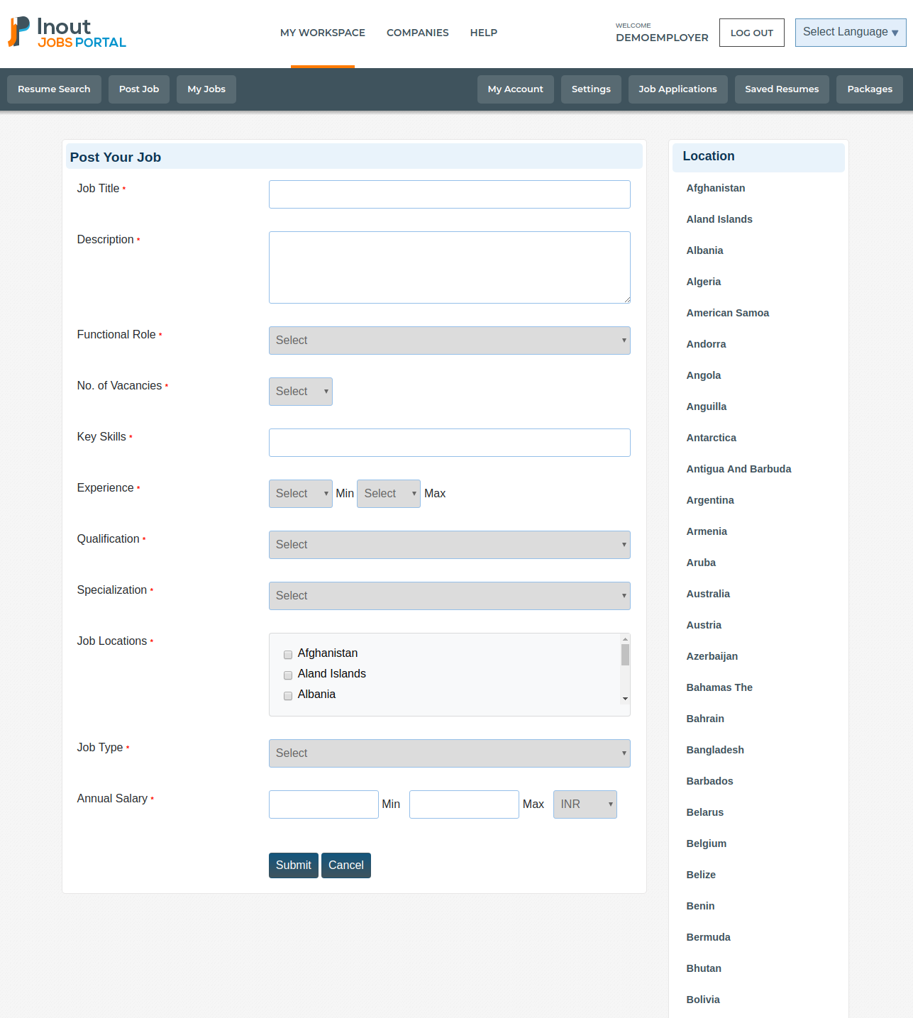 Inout Jobs Portal - Screenshot 4