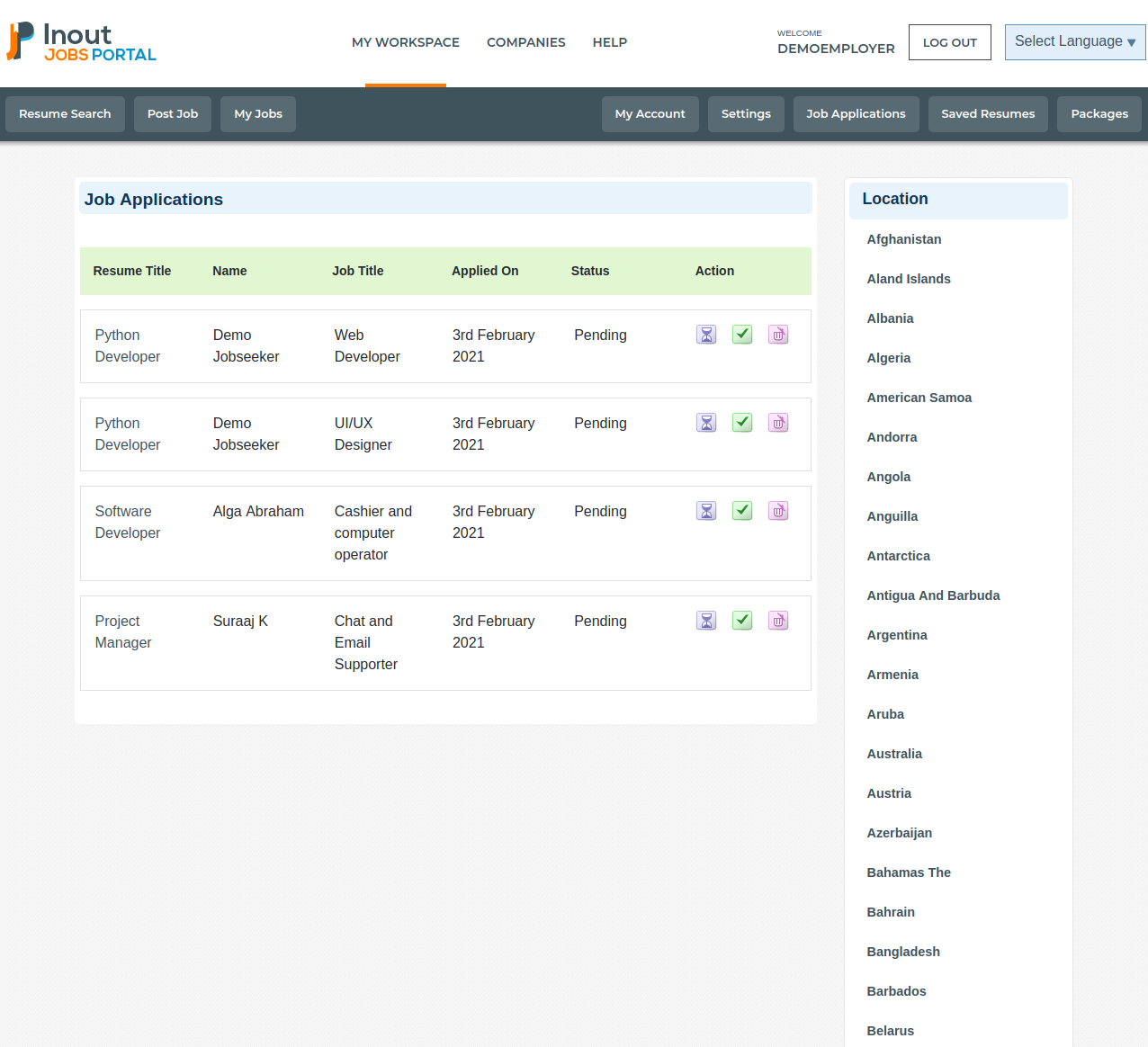Inout Jobs Portal - Screenshot 5