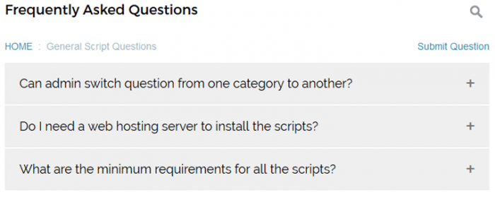 FAQ Script PHP - Screenshot 3
