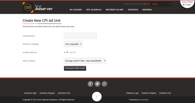 Cost Per Interstitial (CPI) Ads (for Inout Adserver) - Screenshot 2
