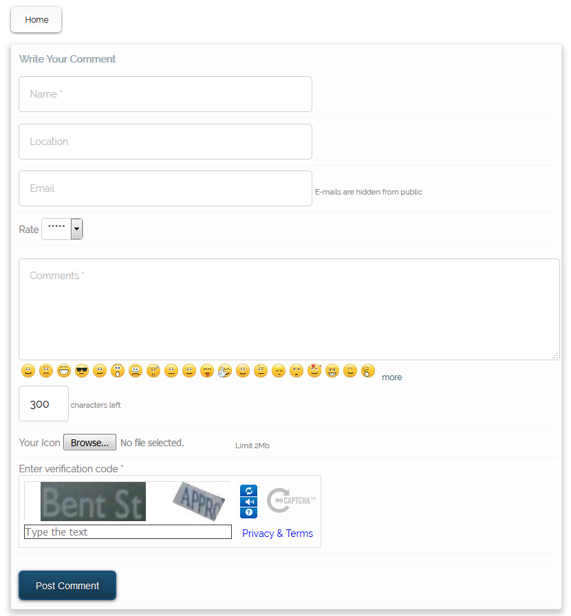 GuestBook Script PHP - Screenshot 4