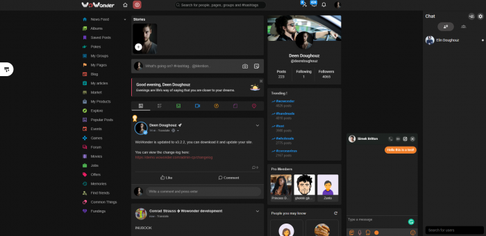 Visit Listing - WoWonder - The Ultimate PHP Social Network Platform WoWonder - The Ultimate PHP Social Network Platform - Screenshot 1
