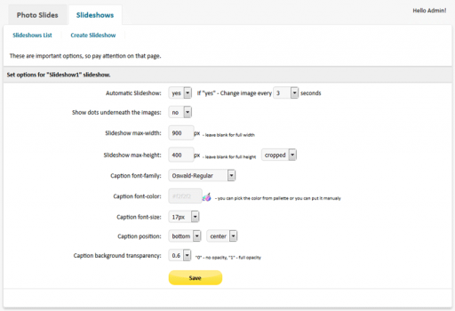 Visit Listing - Slideshow Script PHP Slideshow Script PHP - Screenshot 4