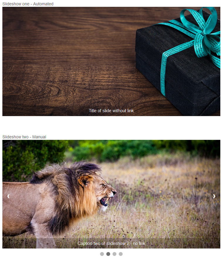 Slideshow Script PHP - Screenshot 1
