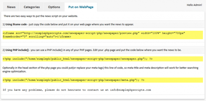 Visit Listing - Newspaper Script PHP Newspaper Script PHP - Screenshot 6