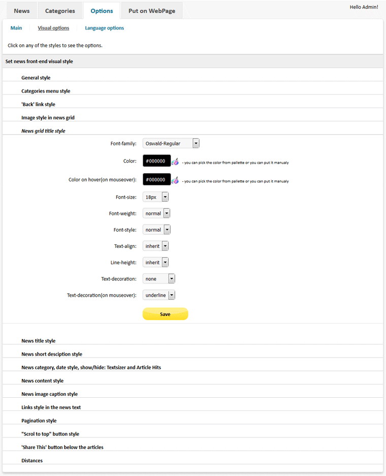 Newspaper Script PHP - Screenshot 5
