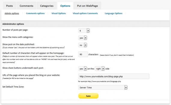 Design Blog PHP - Screenshot 7