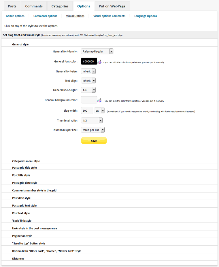 Design Blog PHP - Screenshot 6