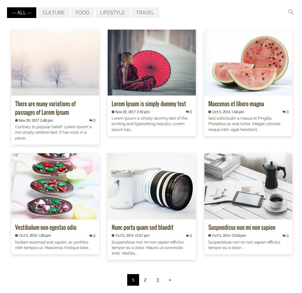Design Blog PHP - Screenshot 1