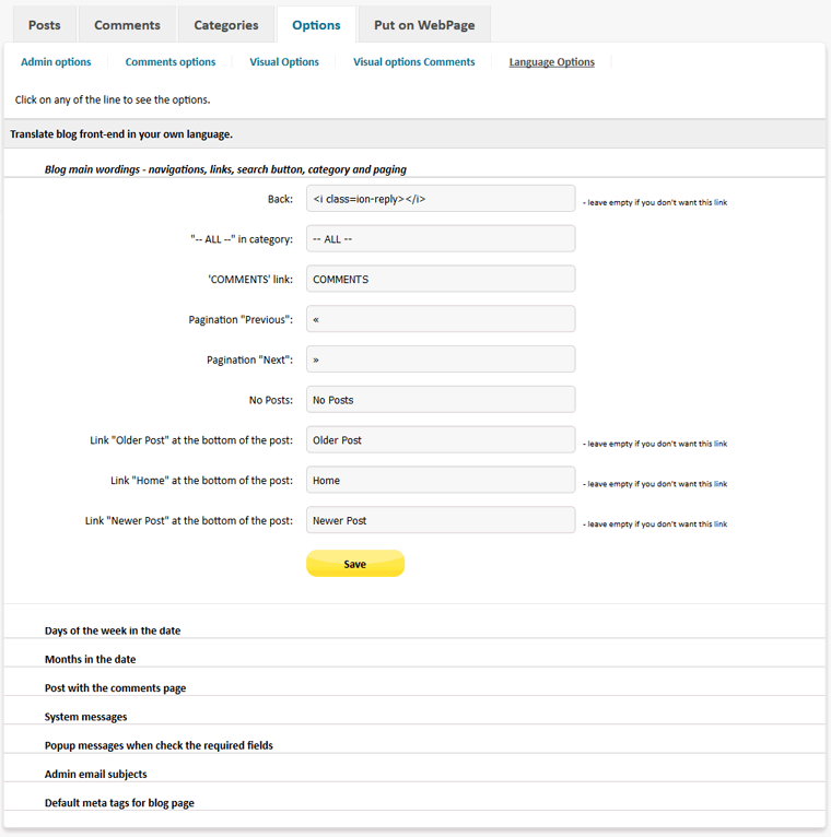 Design Blog PHP - Screenshot 8