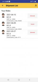 Visit Listing - Last Mile On-Demand Parcel Delivery System With Mobile Apps Last Mile On-Demand Parcel Delivery System With Mobile Apps - Screenshot 5