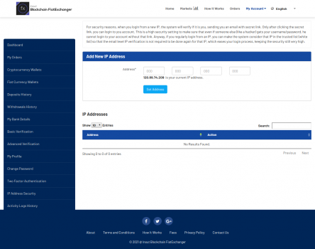 Inout Blockchain FiatExchanger - Cryptocurrency Exchange Script (Fiat to Crypto Exchange) - Screenshot 4