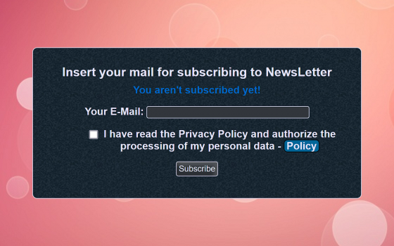 Visit Listing - A71NL - Subscribe to NewsLetter in easy way A71NL - Subscribe to NewsLetter in easy way - Screenshot 1