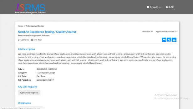 Recruitment Management Software and Applicant Tracking System - Screenshot 4