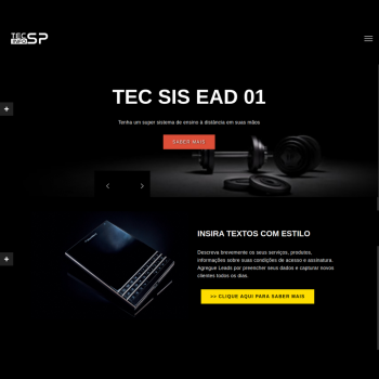 TEC SIS EAD 01 - STREAMING PHP WEB SYSTEM - Screenshot 1